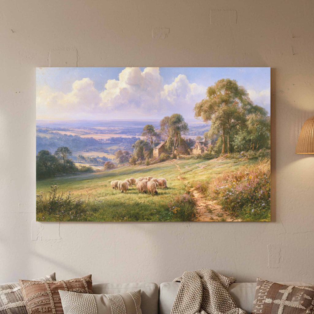 Pastoral Sheep Countryside