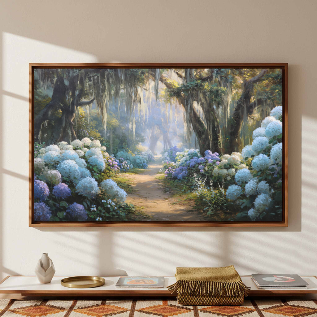 Hydrangea Garden Path