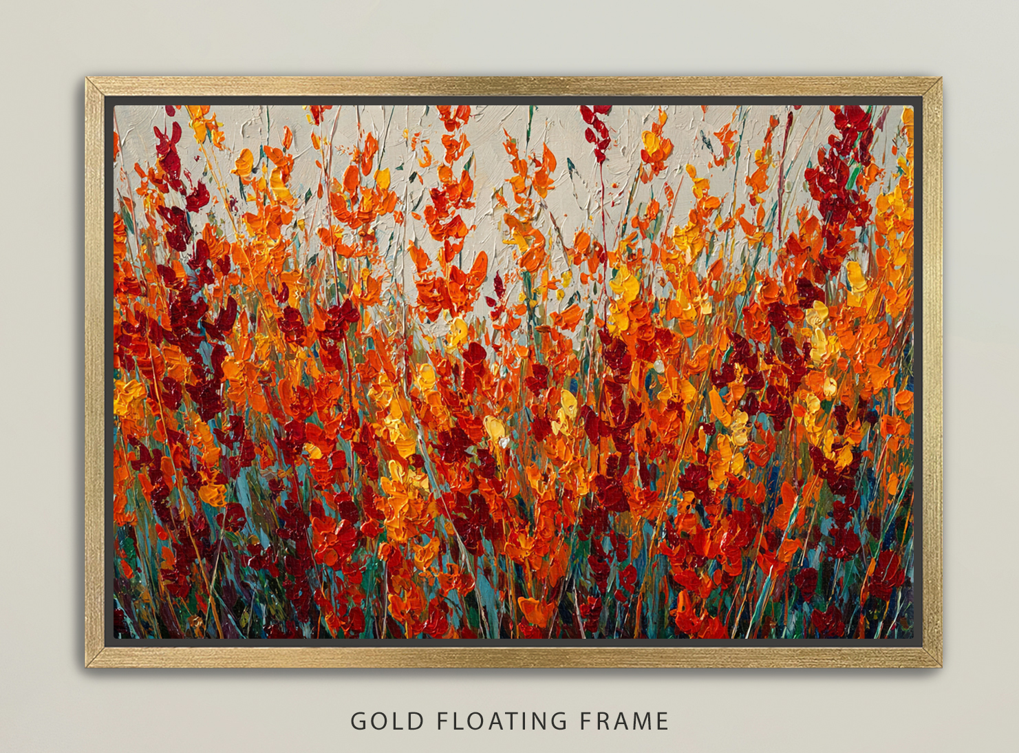 Fiery Wildflower Field - Image 9