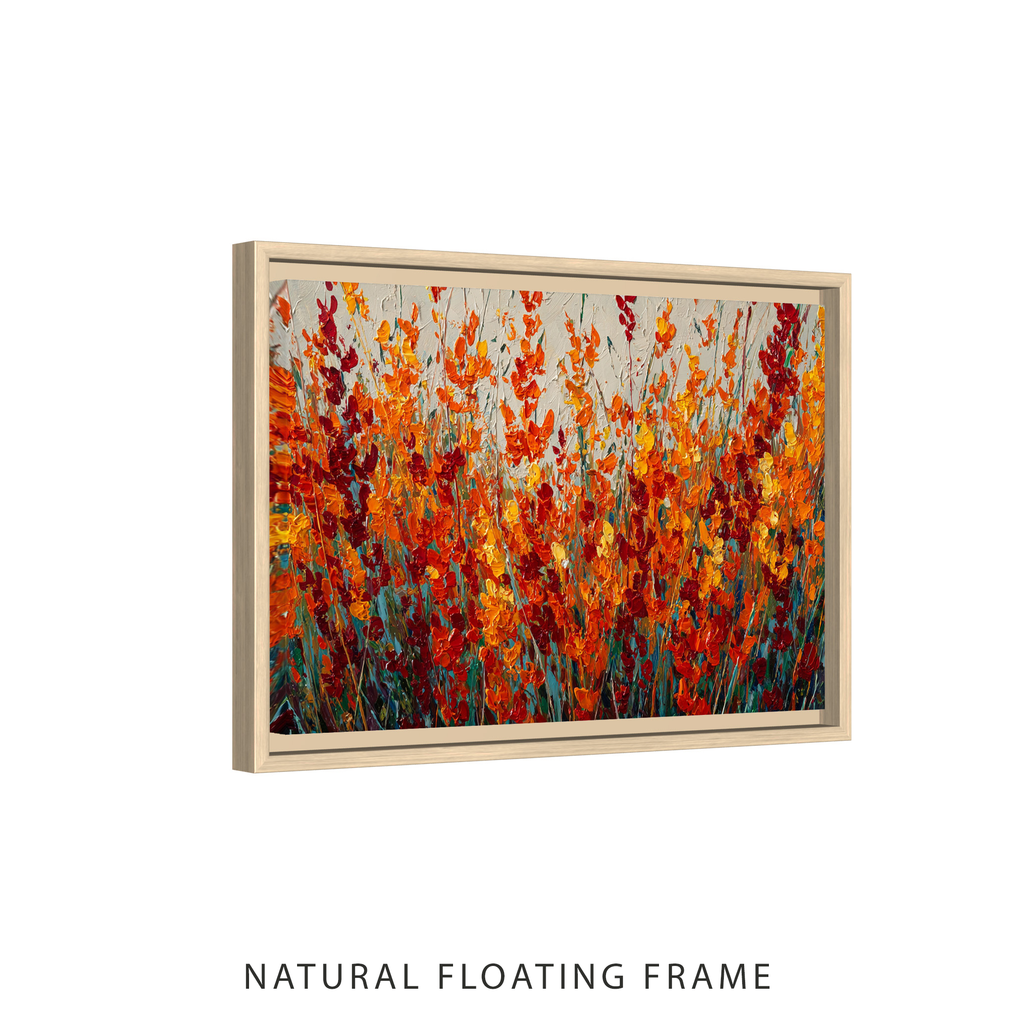 Fiery Wildflower Field - Image 5