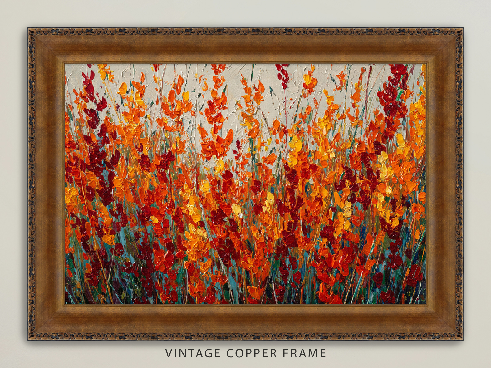 Fiery Wildflower Field - Image 10