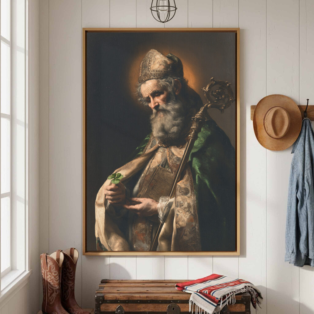 Saint Patrick with Shamrock