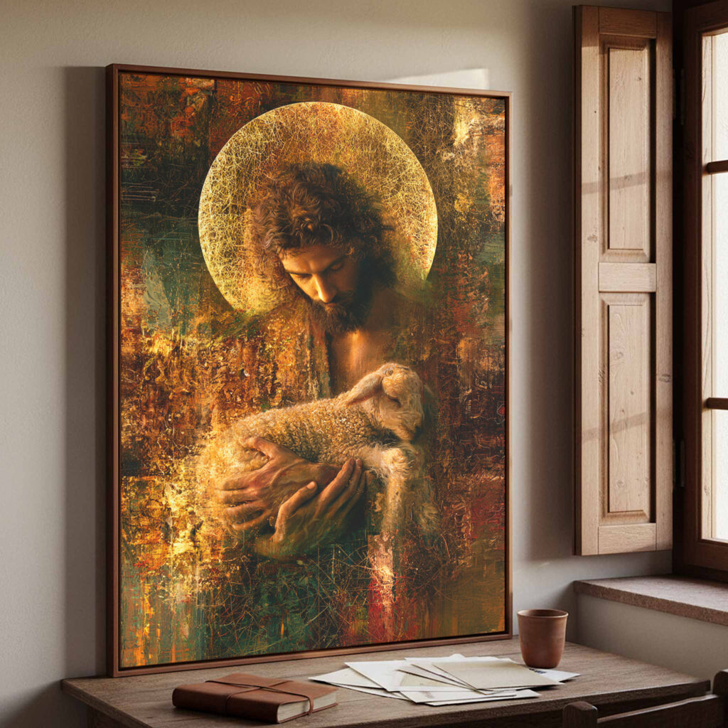 Jesus with the Lamb