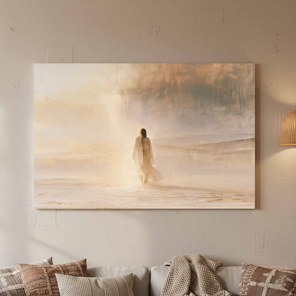 Jesus Walking in the Mist