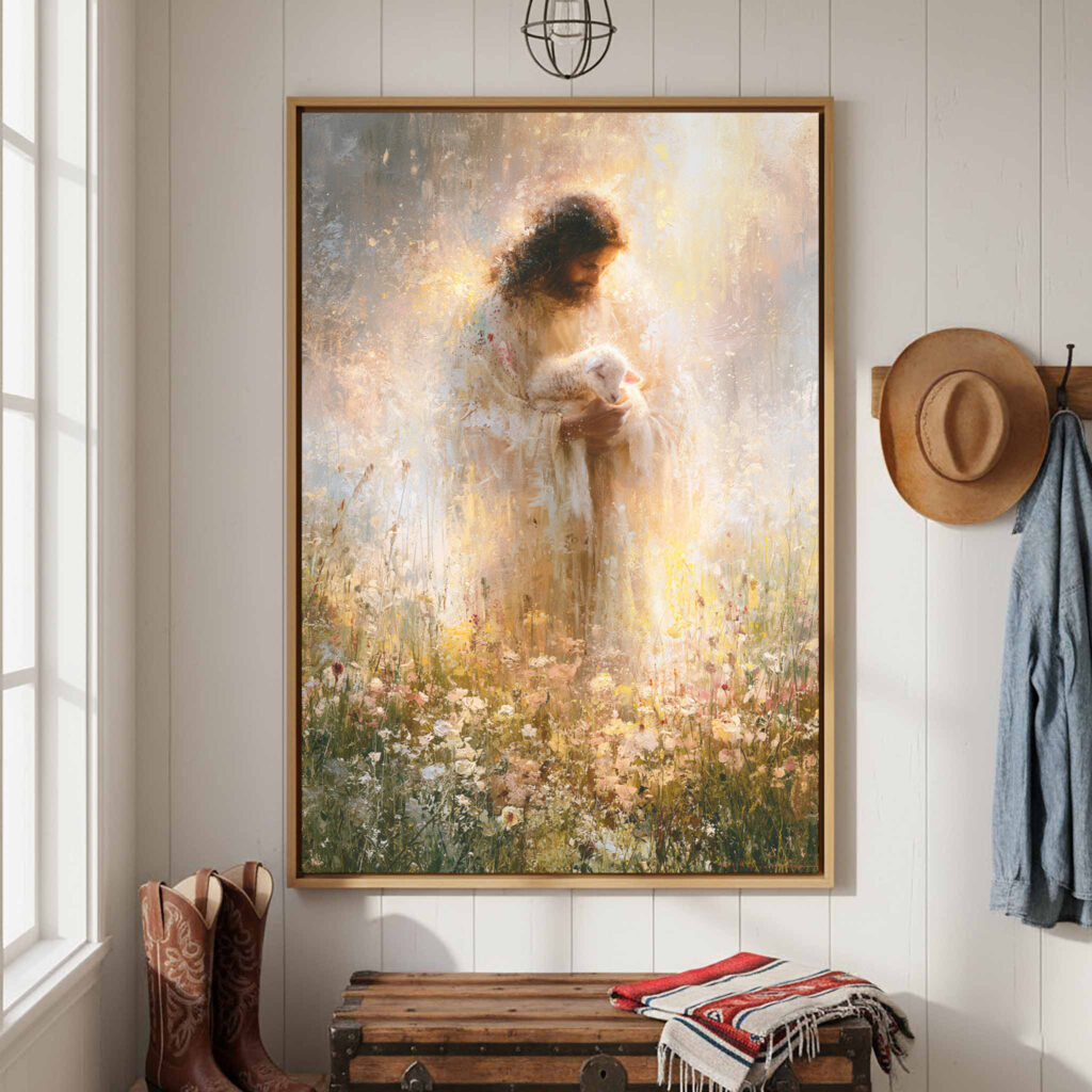 The Good Shepherd in the Meadow