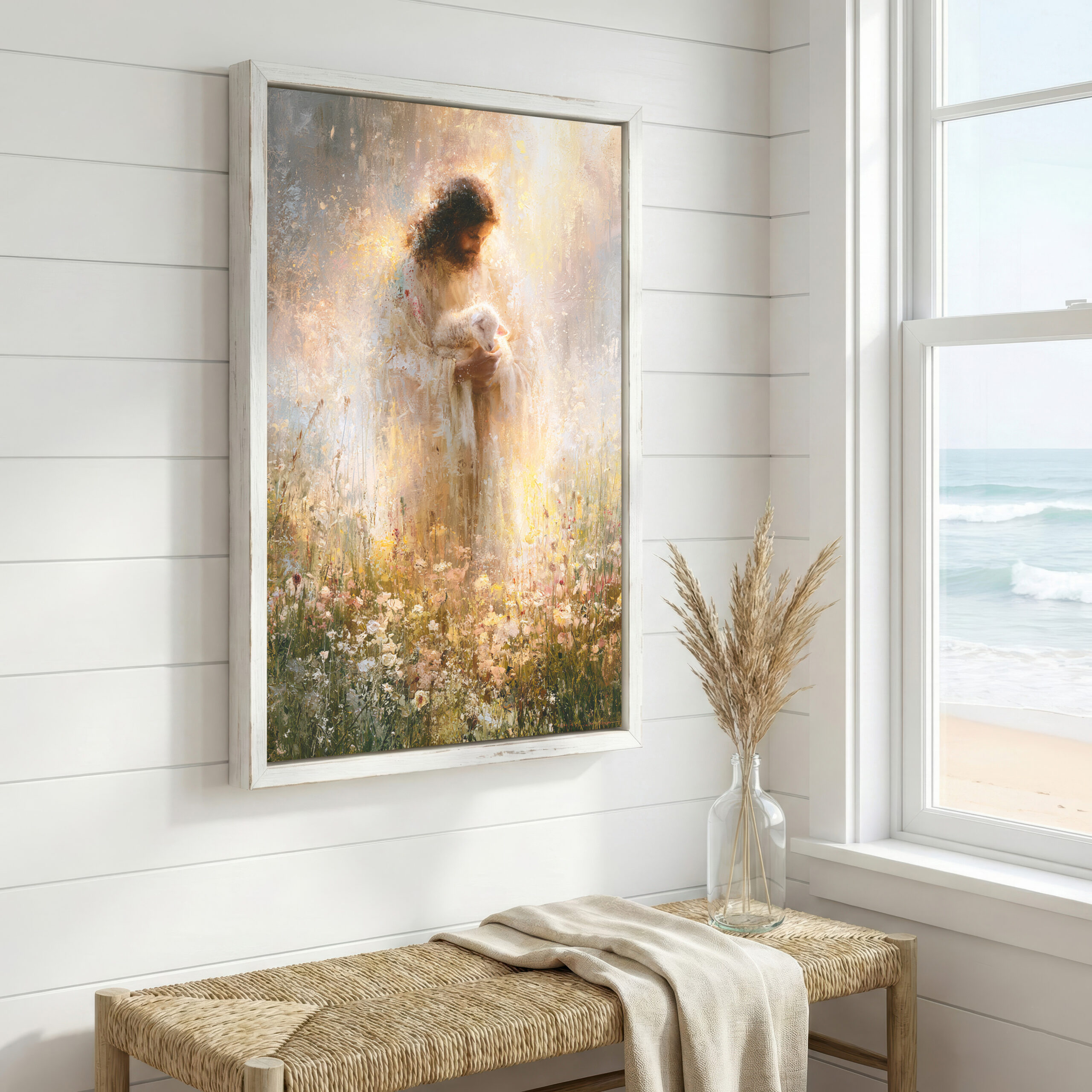 The Good Shepherd in the Meadow - Image 2