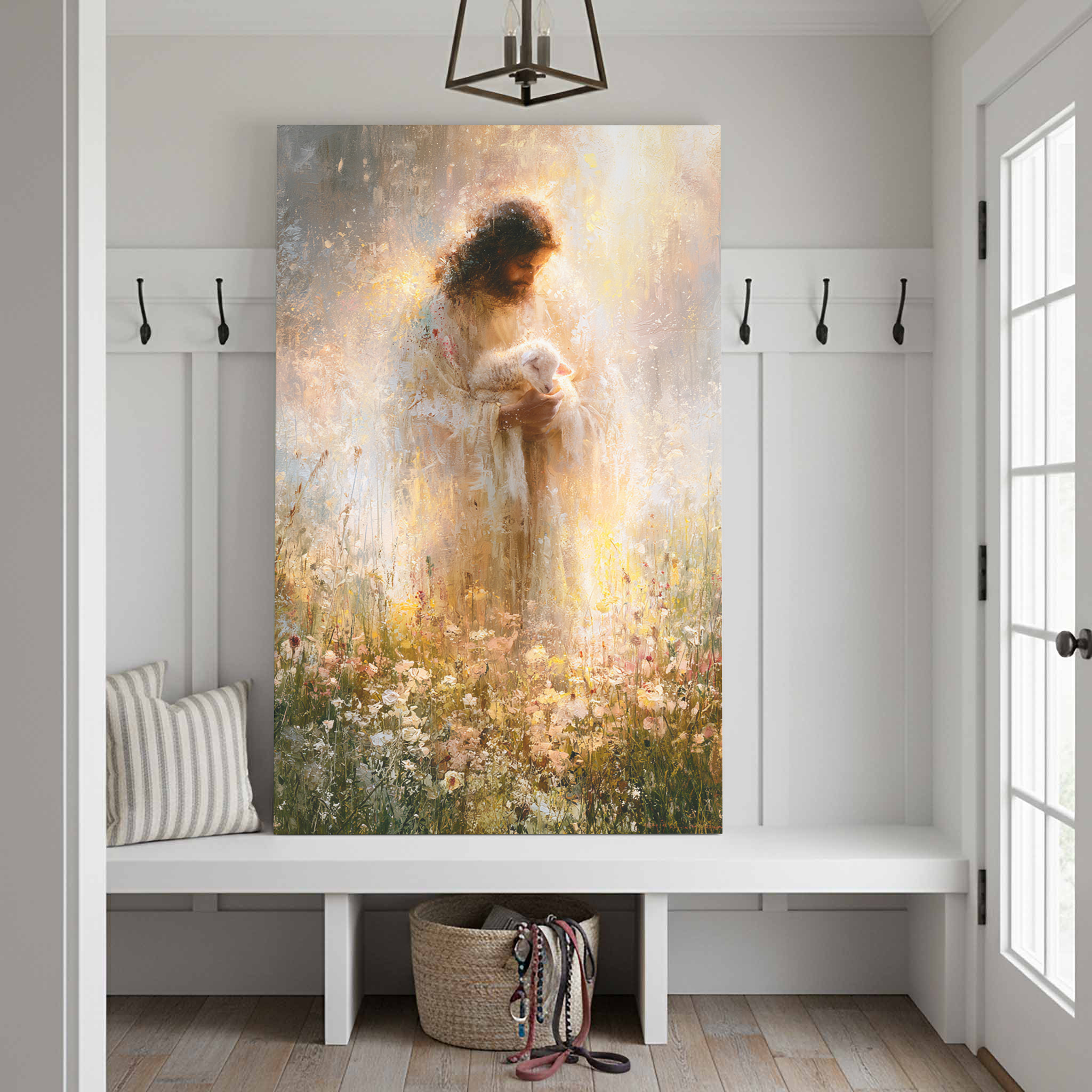 The Good Shepherd in the Meadow - Image 3