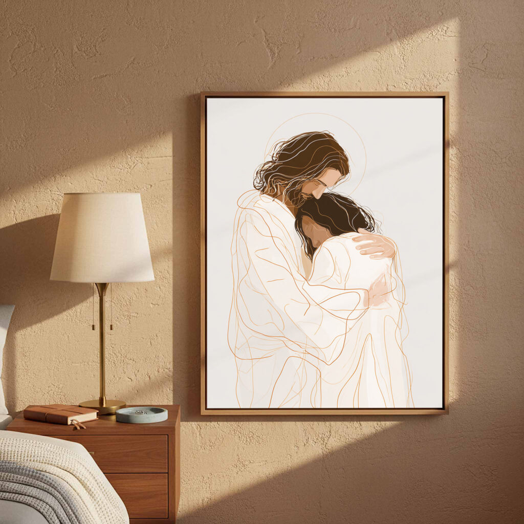 Line Drawn Embrace