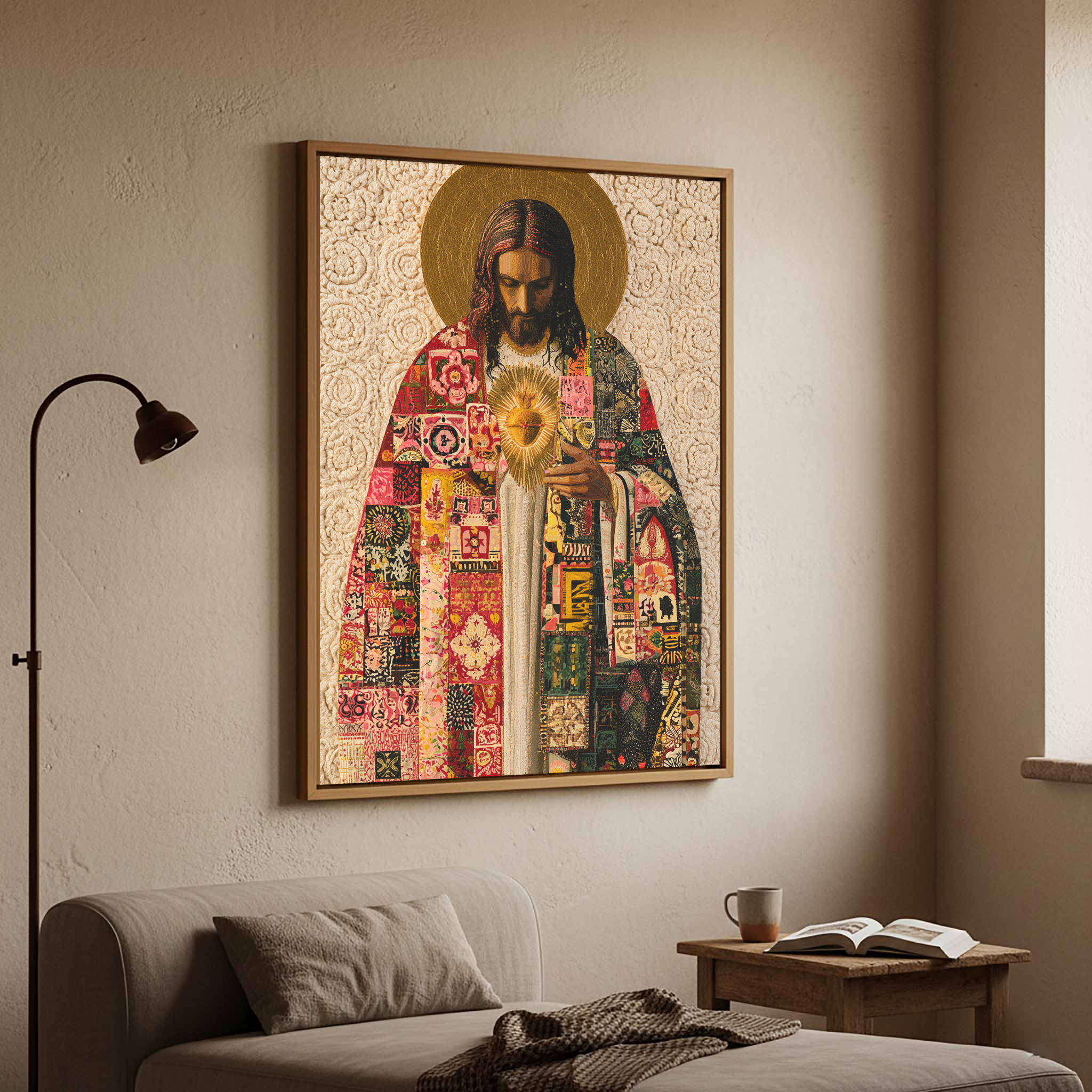 Sacred Heart in Patchwork - Image 2