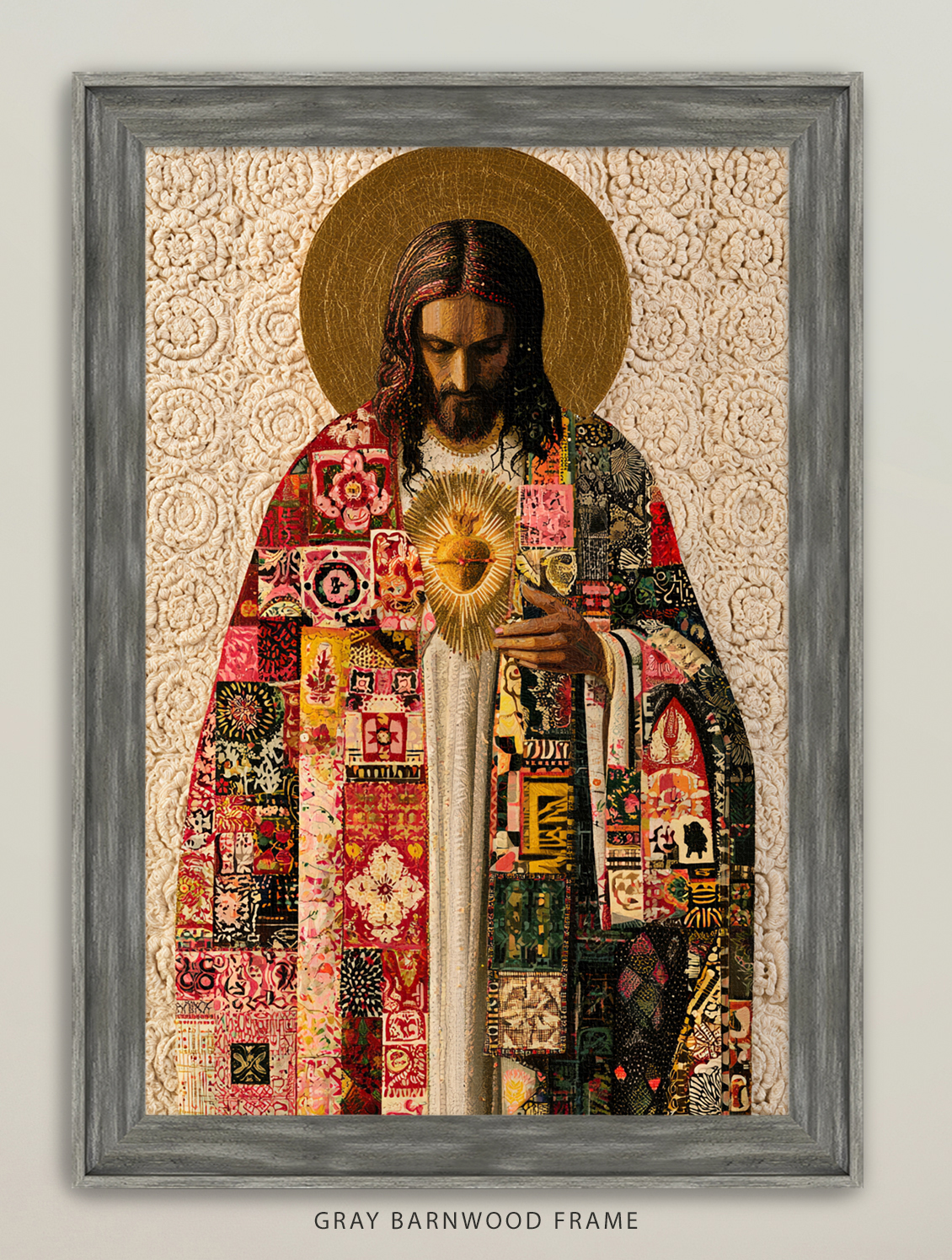 Sacred Heart in Patchwork - Image 11