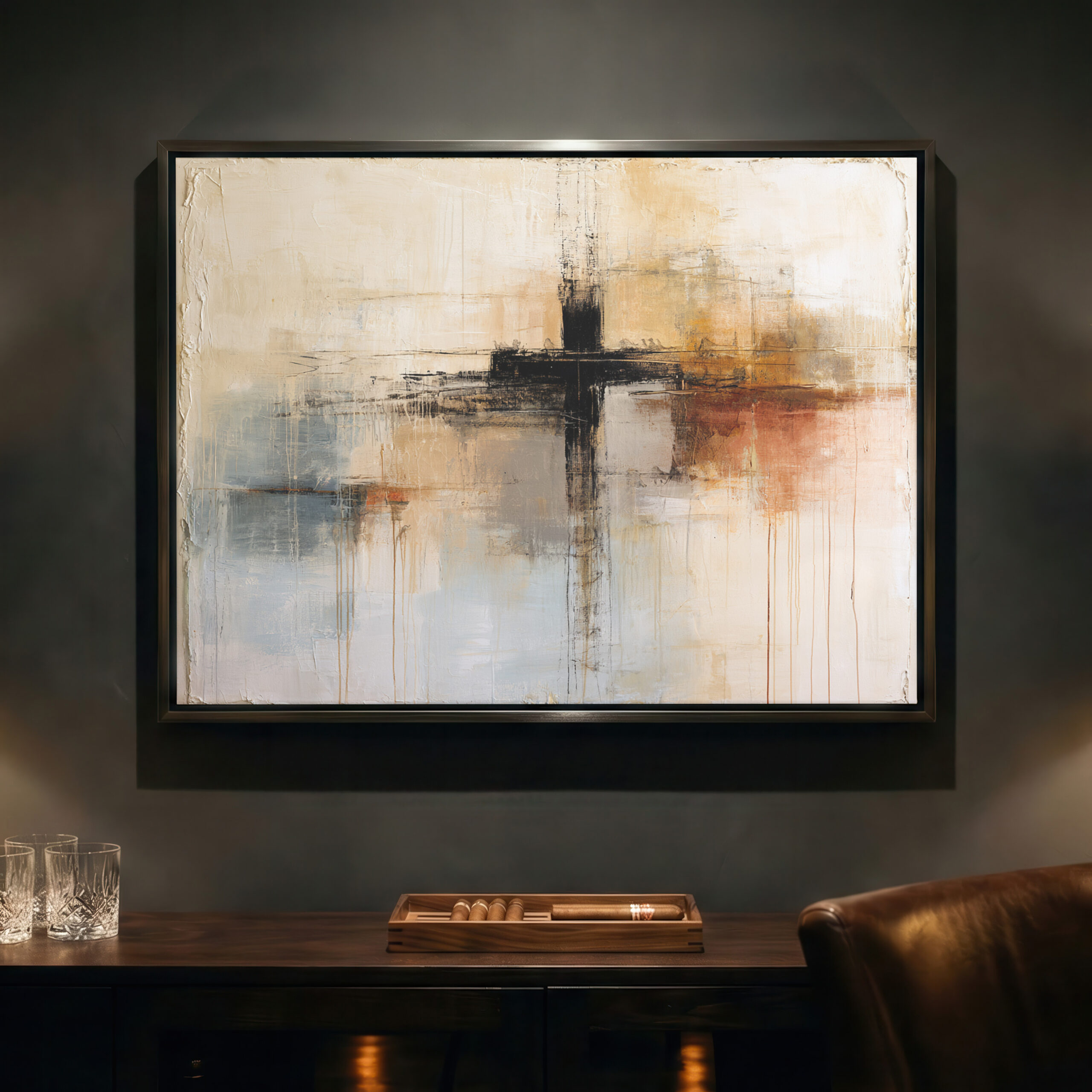 Cross on Plaster - Image 2
