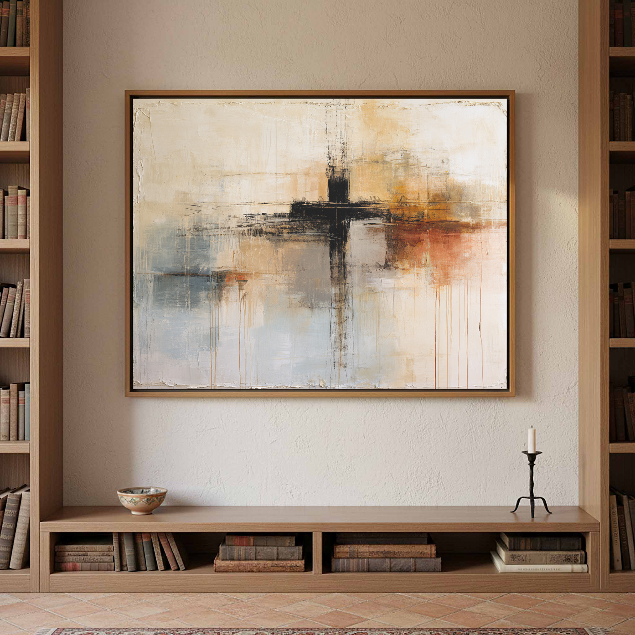 Cross on Plaster - Image 3