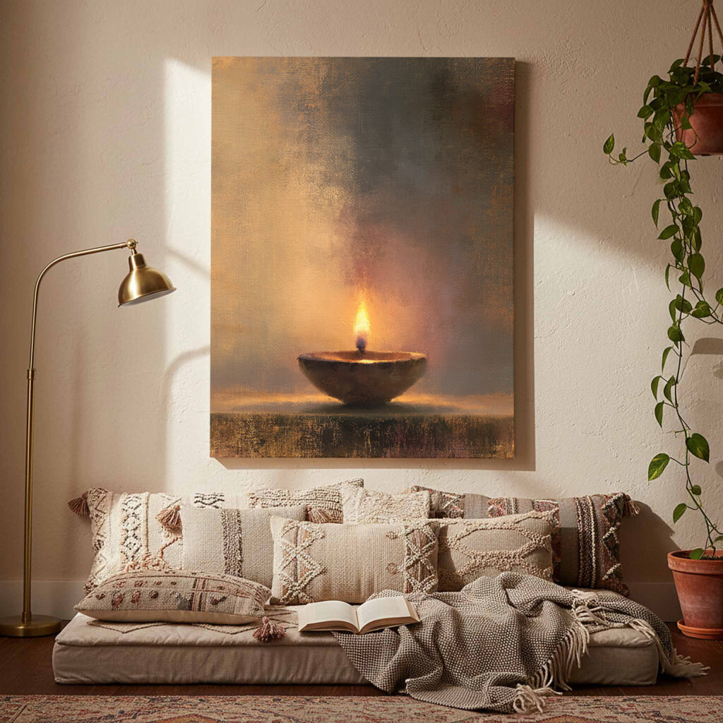 The Single Oil Lamp