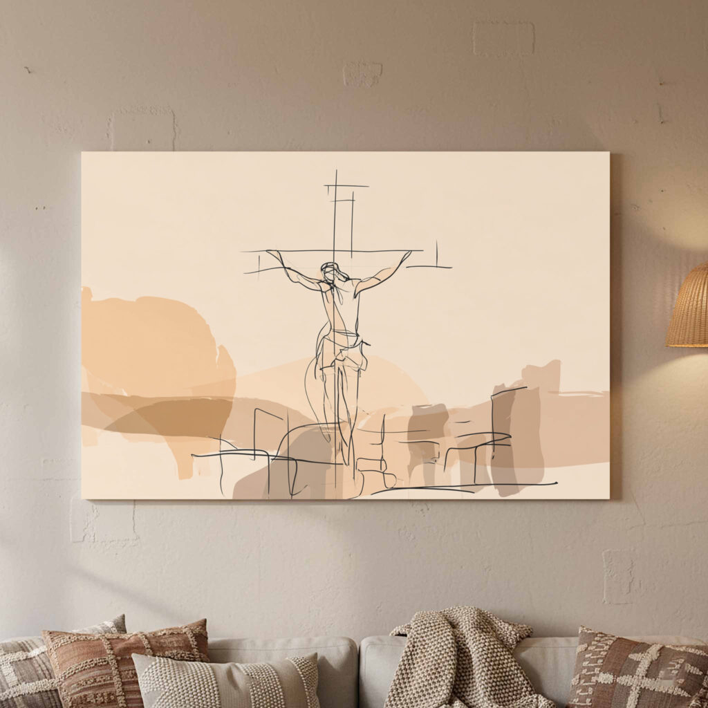 Line Drawn Calvary