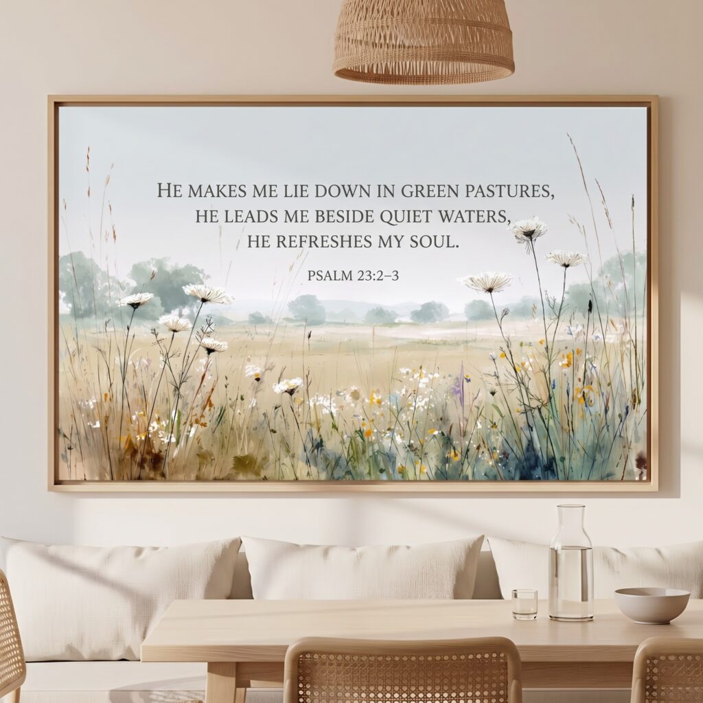Custom Bible Verse Landscape