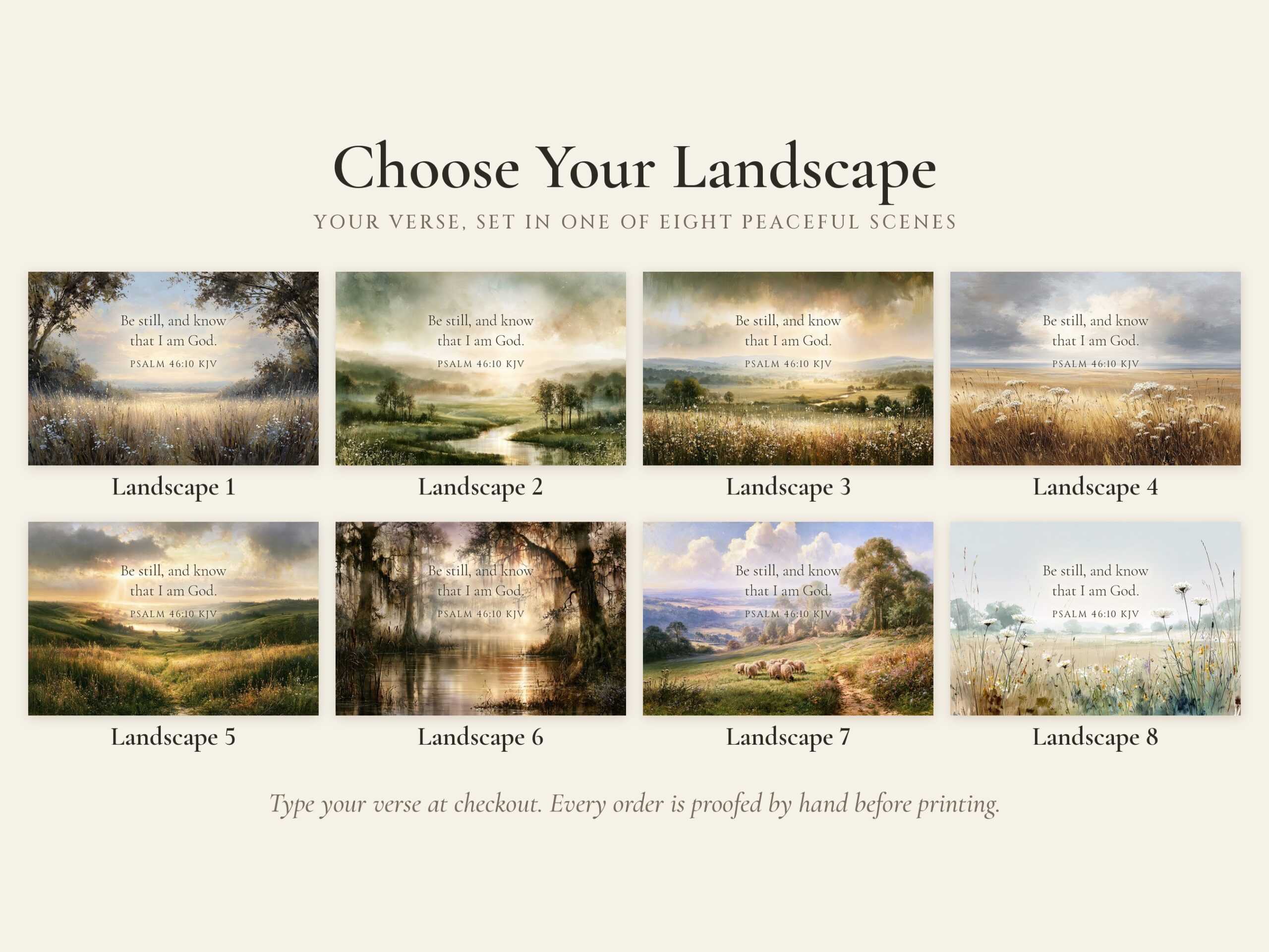 Custom Bible Verse Landscape - Image 2